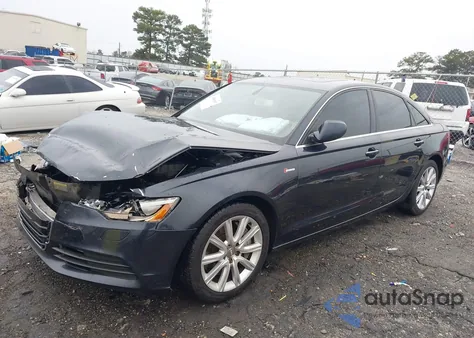 2014 Audi A6 3.0T Premium Plus from USA, damaged, VIN WAUFGAFC8EN069409